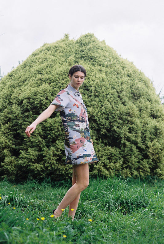 CAMISA BOTONERA LARGA CAMPO TARDE