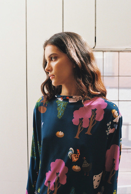 POLERA TORTUGA GALLINERO