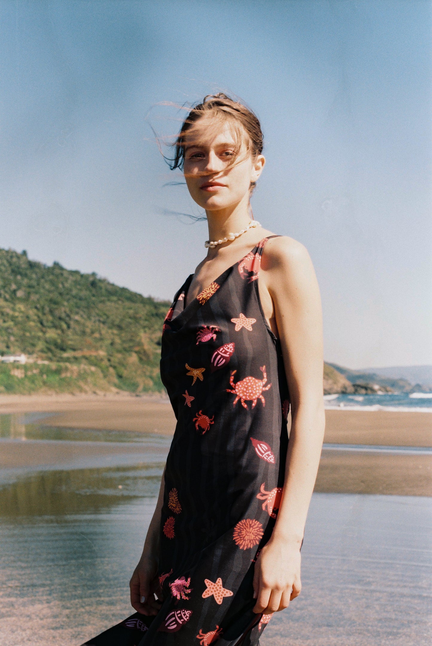 VESTIDO DRAPEADO CANGREJOS