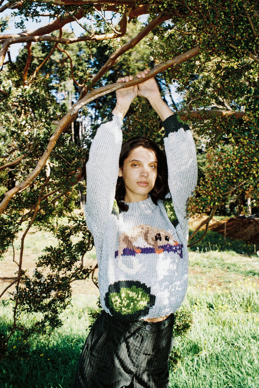 SWEATER MONITO DEL MONTE GRIS