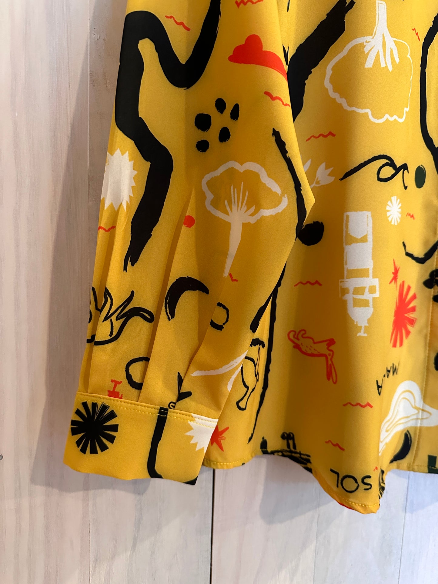 CAMISA METRIX MAPA AMARILLO