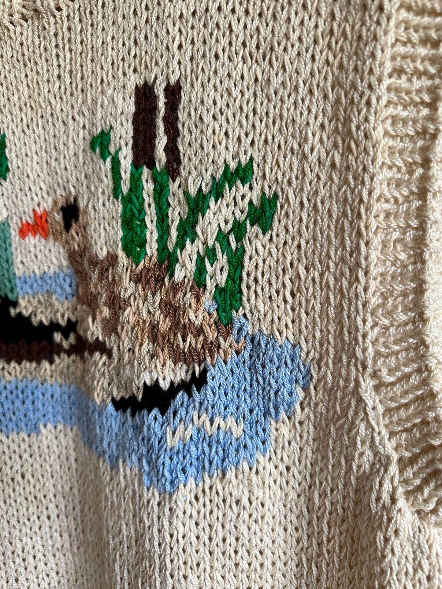 SWEATER SIN MANGAS PATOS LAGUNA