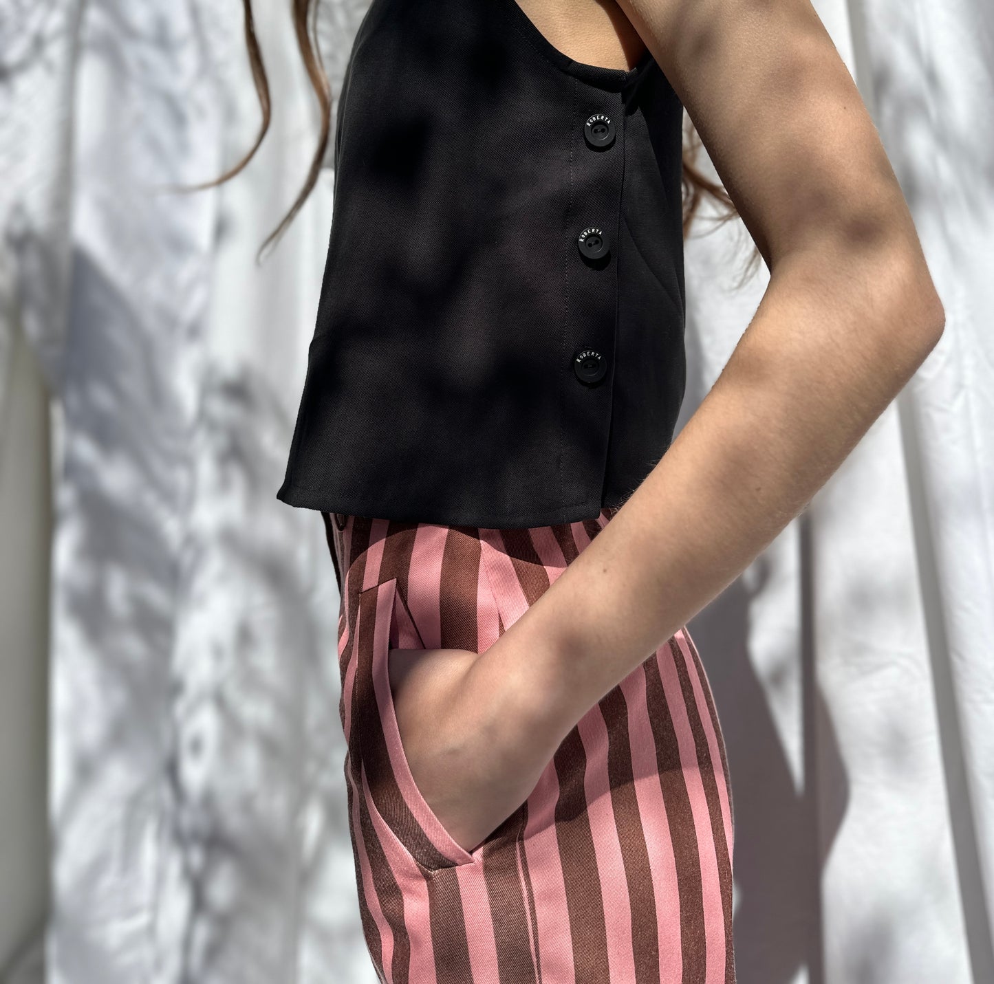 PANTALON TUBO RAYAS