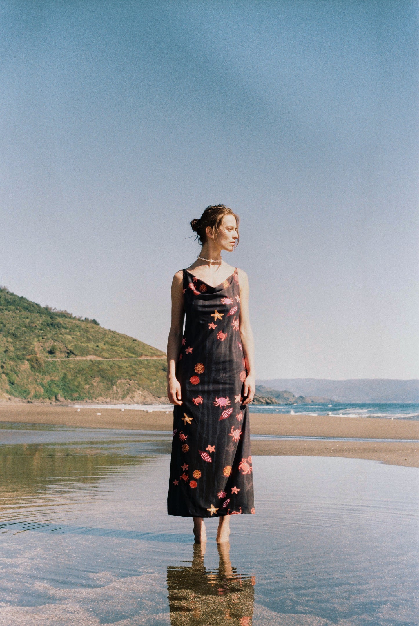 VESTIDO DRAPEADO CANGREJOS