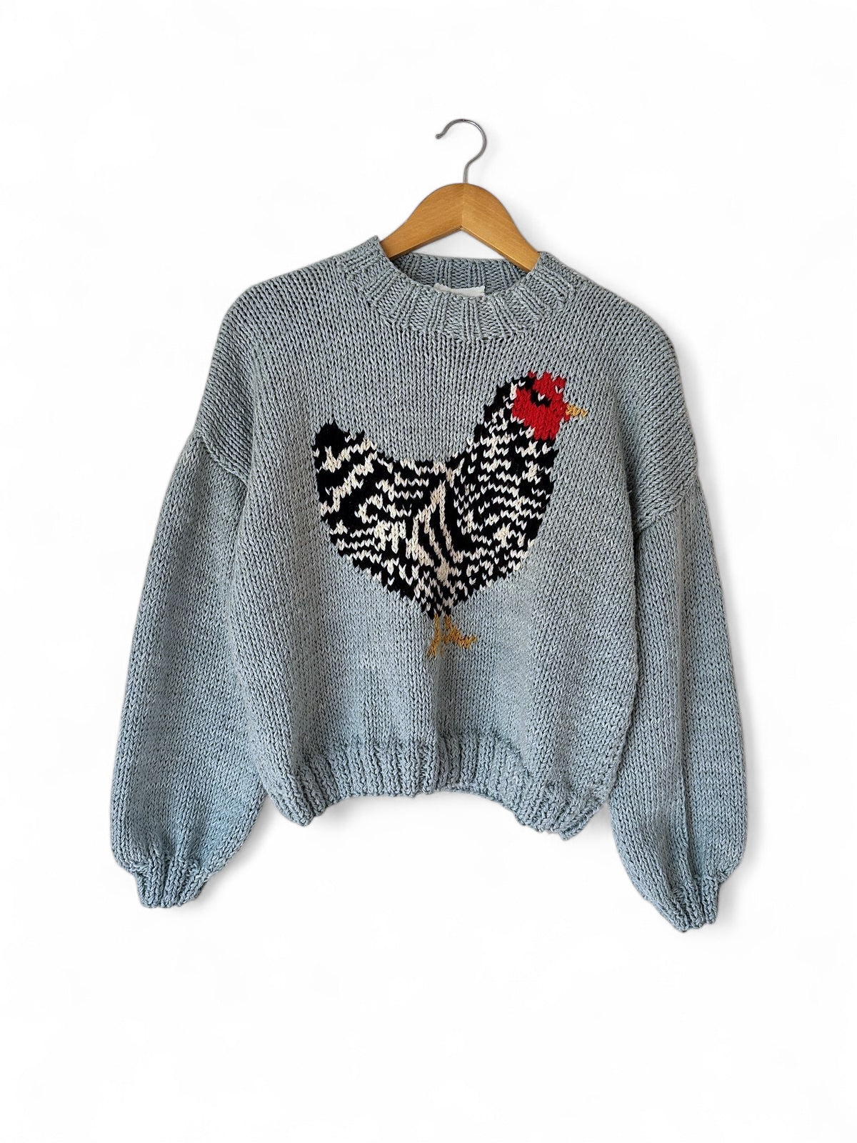 SWEATER GALLINA GRIS AZULADO
