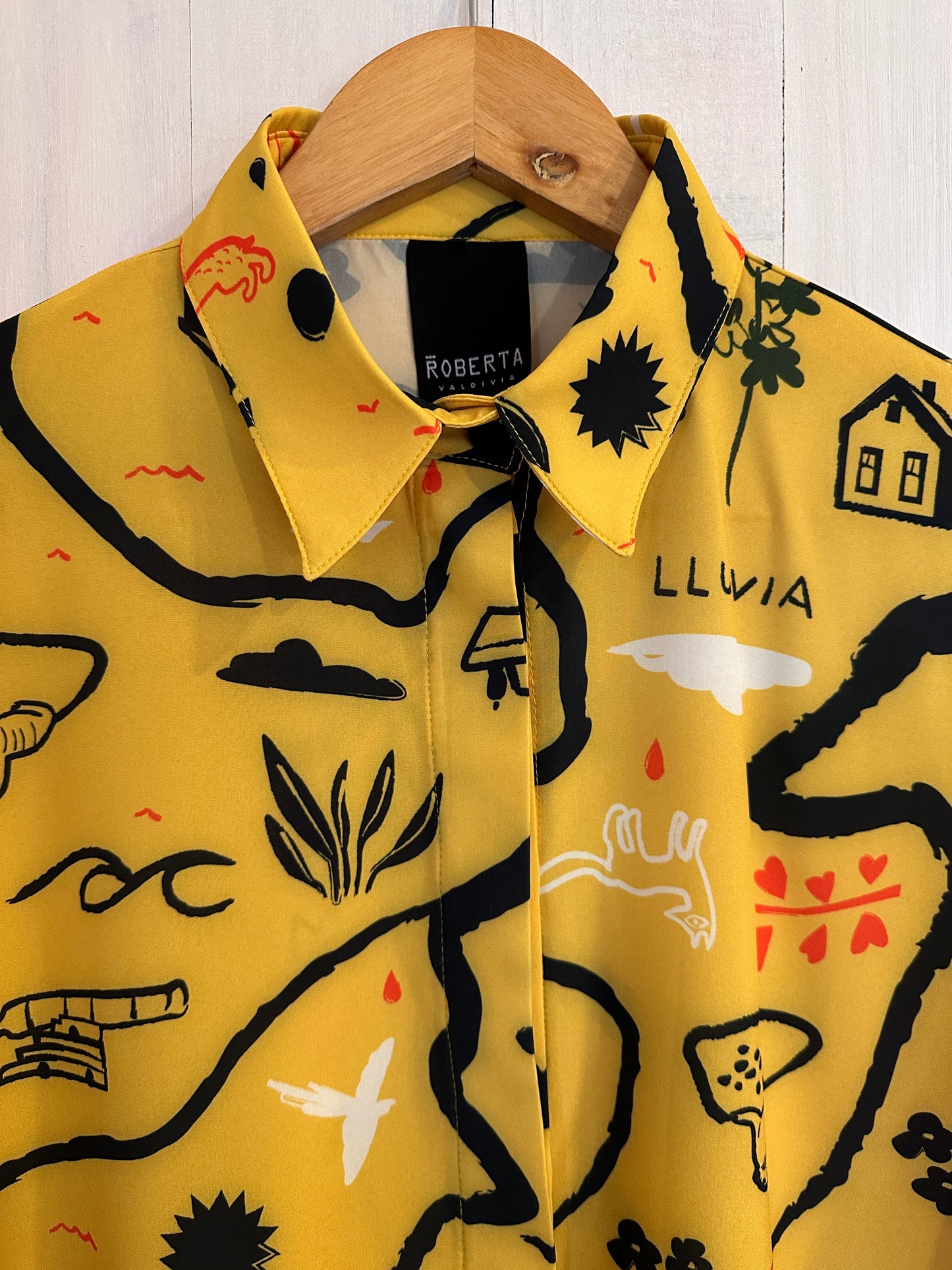 CAMISA METRIX MAPA AMARILLO