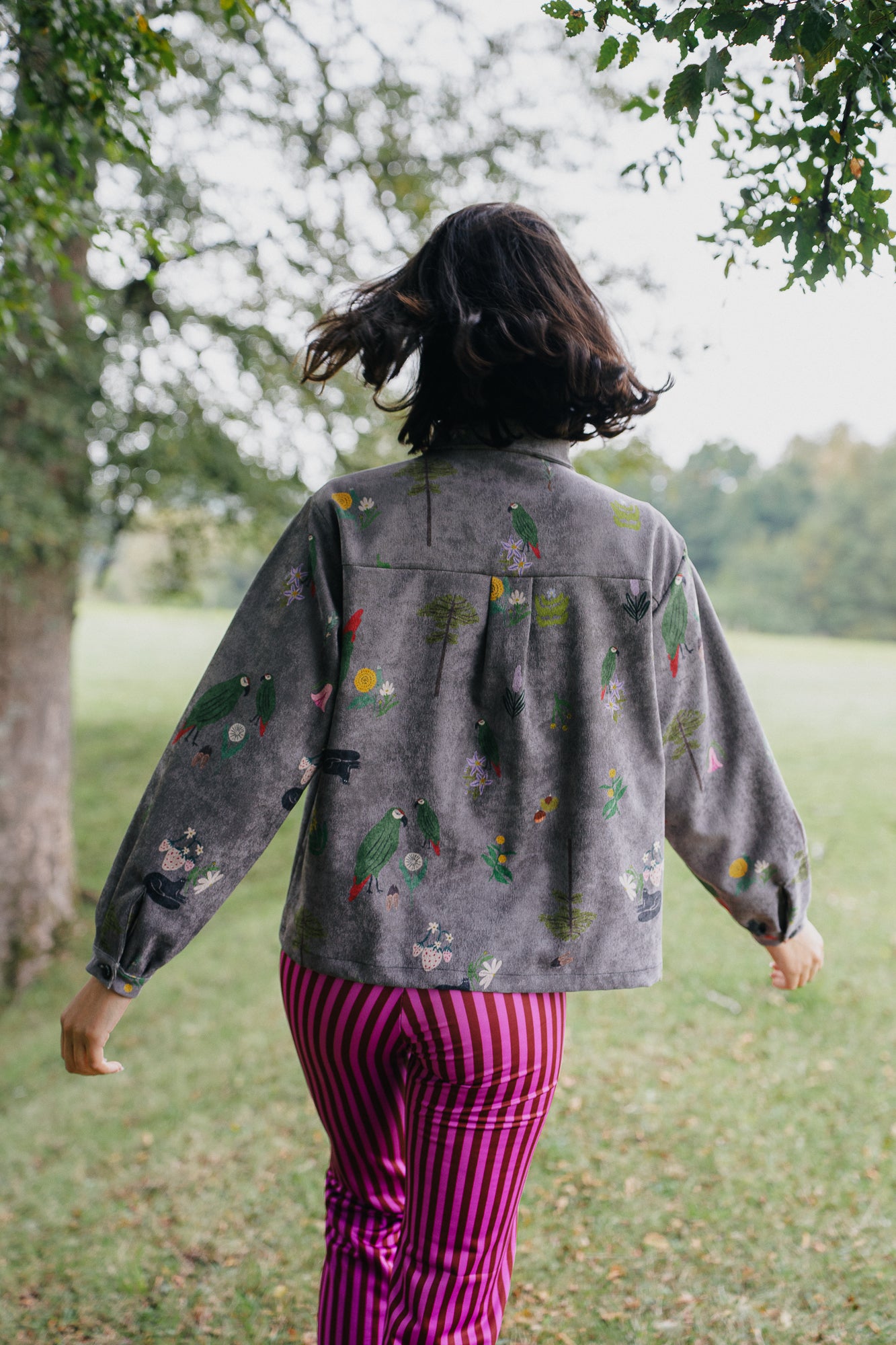 CAMISA DORA COTELE CHOROY GRIS