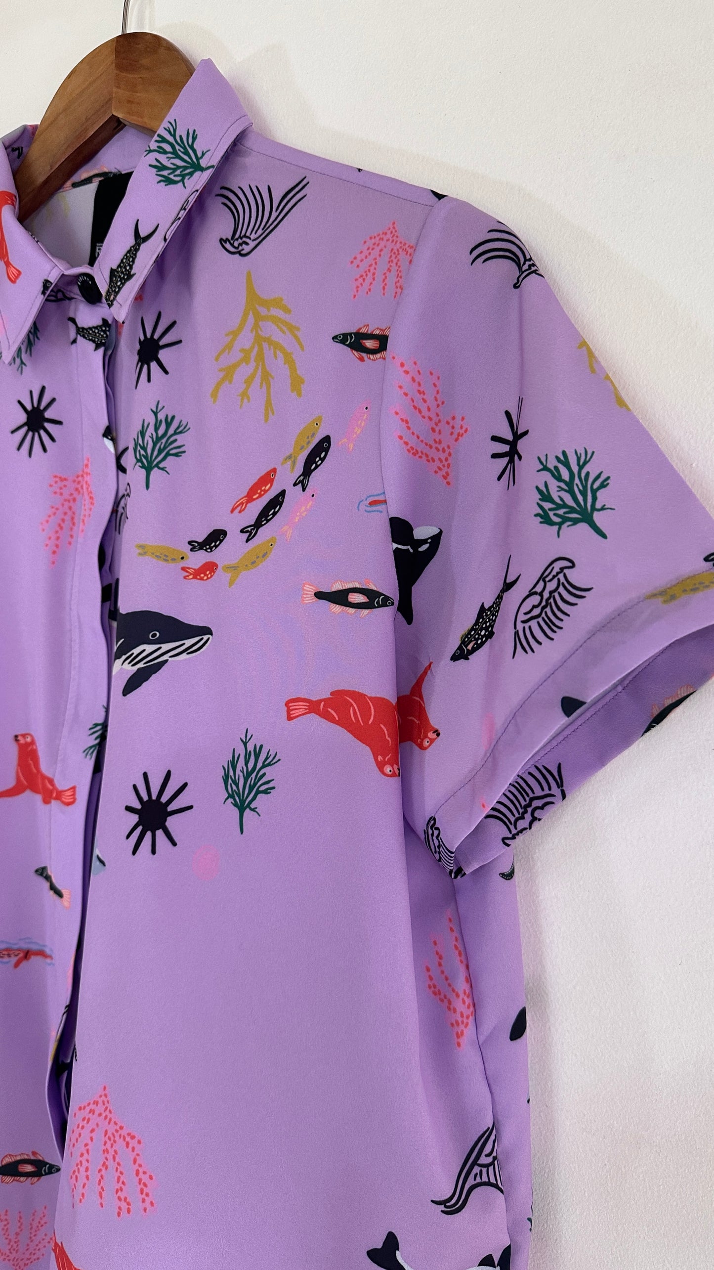 CAMISA BOTONERA MARINO LILA