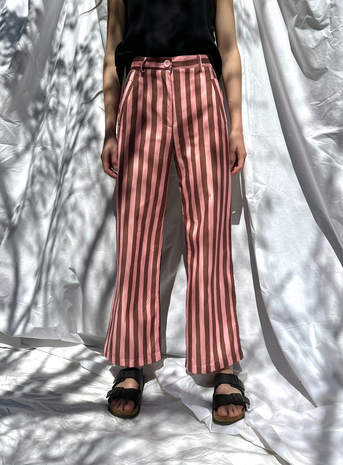 PANTALON TUBO RAYAS