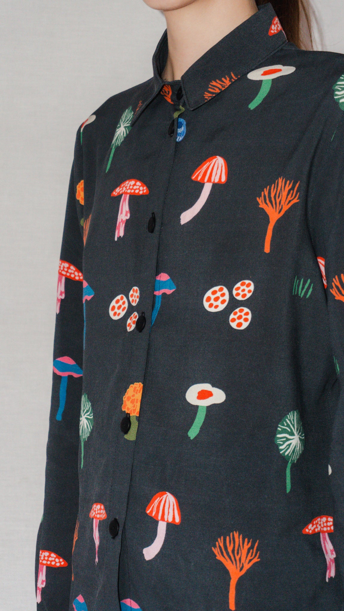 CAMISA BOTONERA CORTA HONGOS MINI