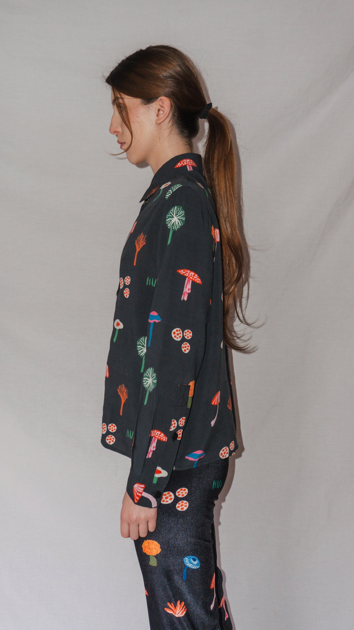 CAMISA BOTONERA CORTA HONGOS MINI