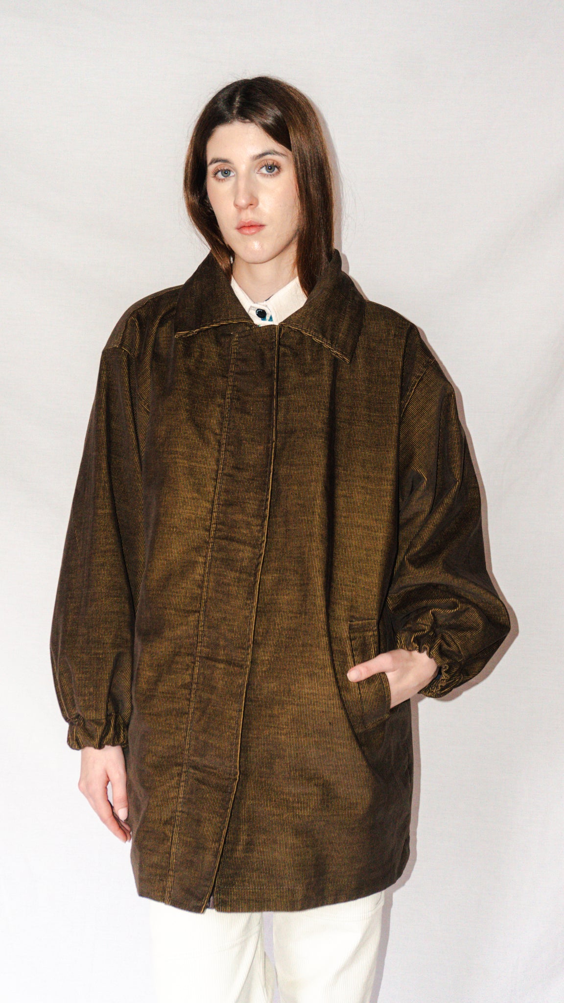CHAQUETA ELENA COTELE LARGO MEDIO