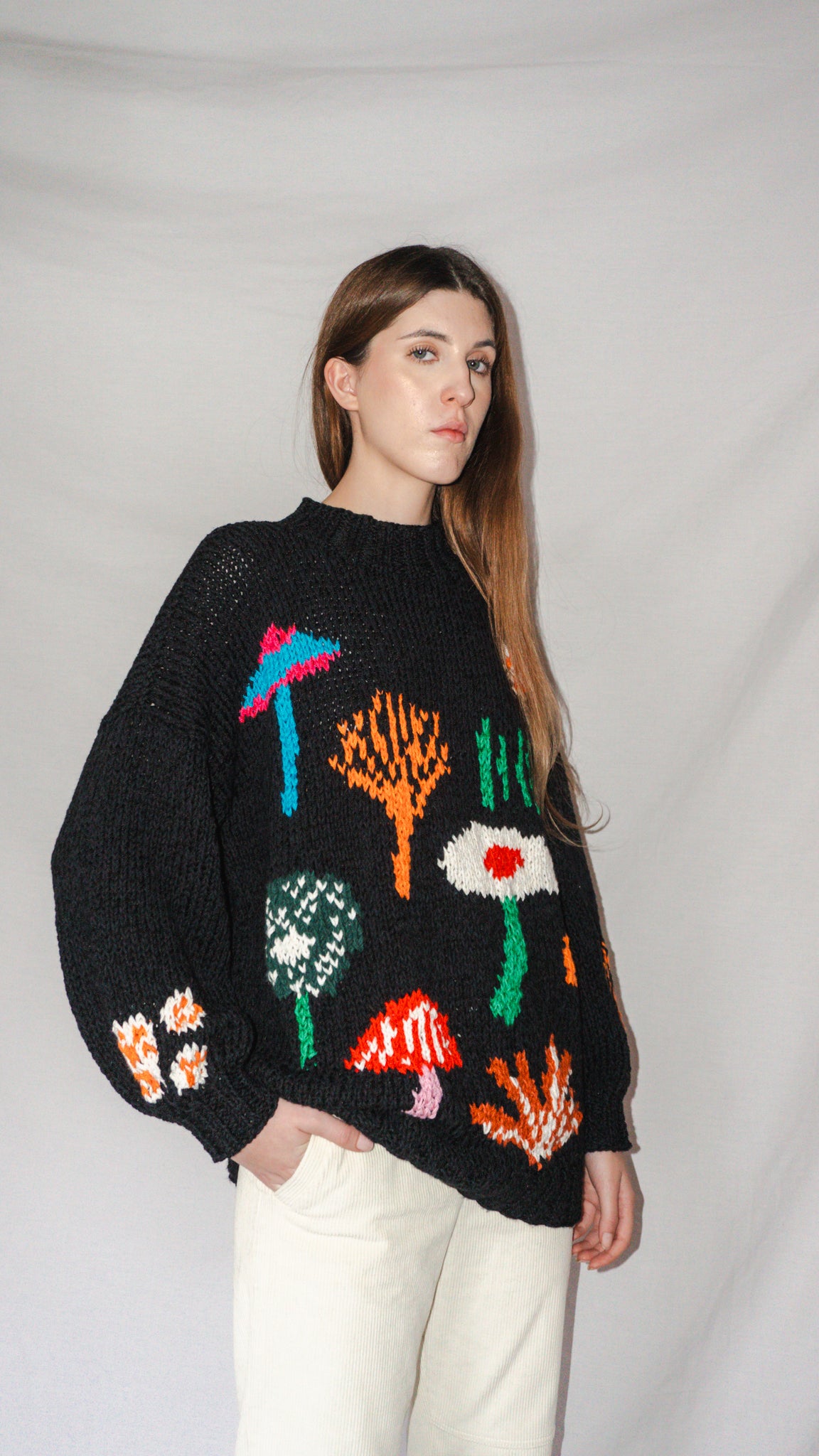 SWEATER MANGA LARGA MULTIFUNGI