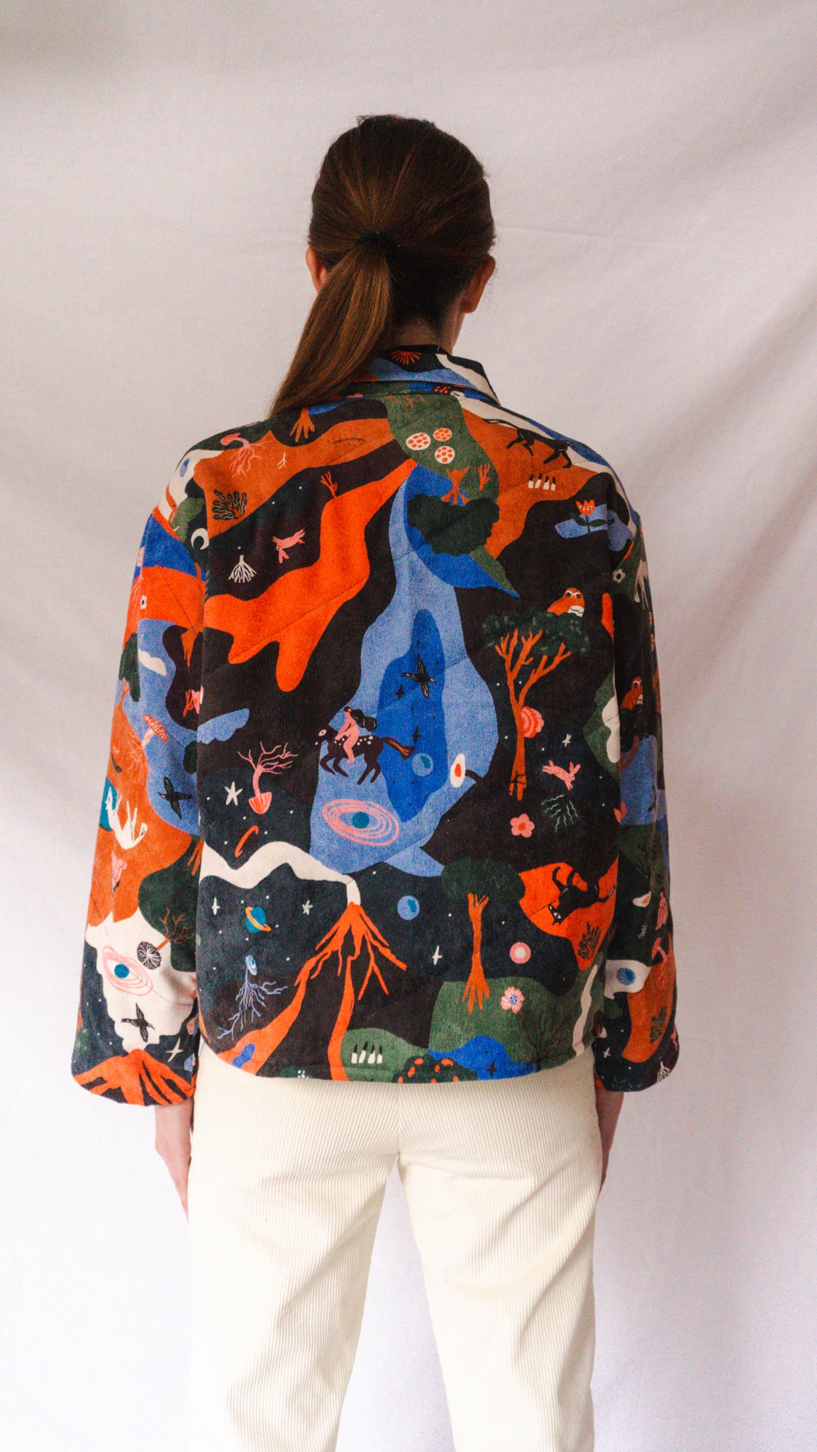 CHAQUETA ACOLCHADA BOSQUE MAGICO