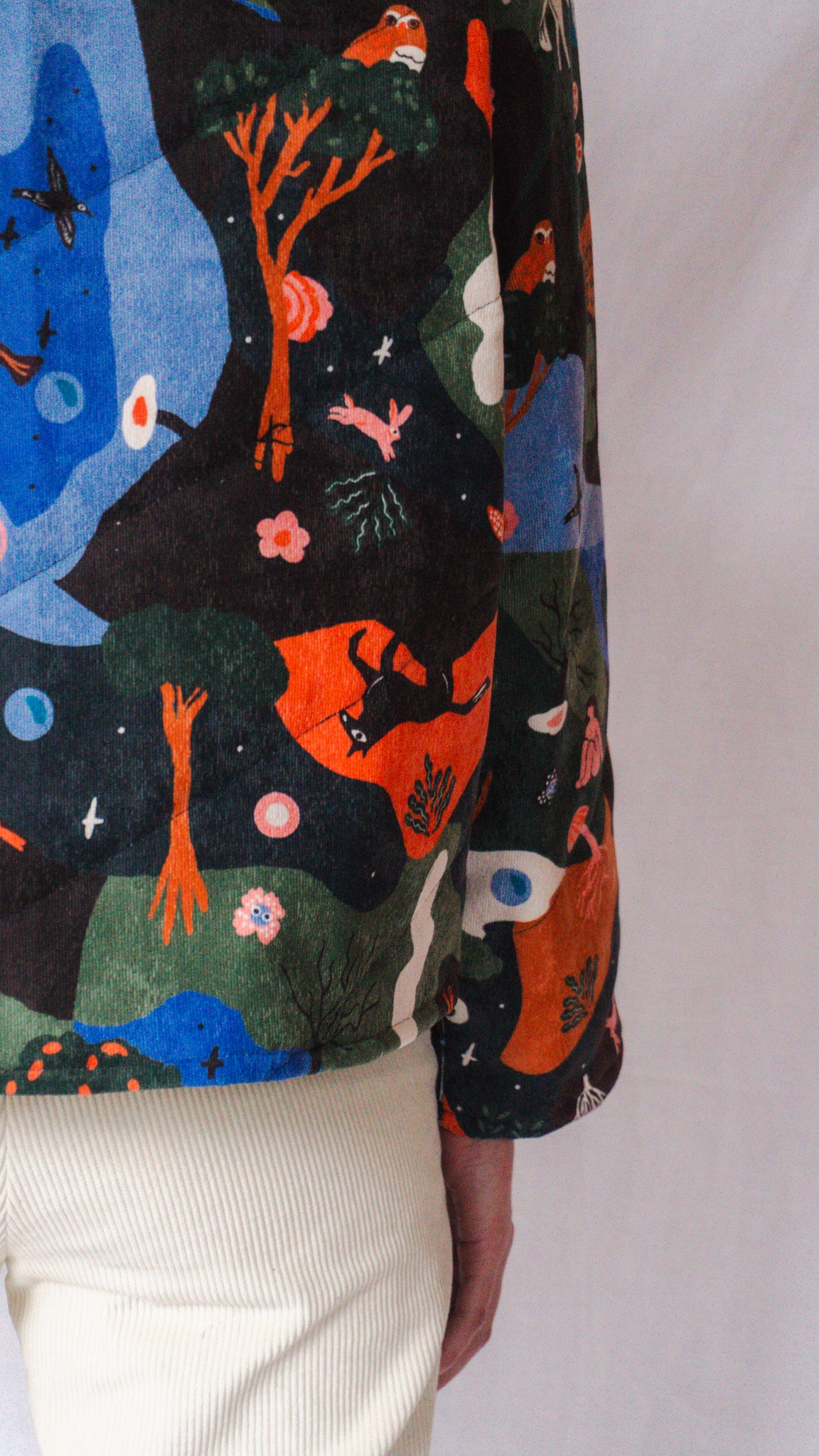 CHAQUETA ACOLCHADA BOSQUE MAGICO