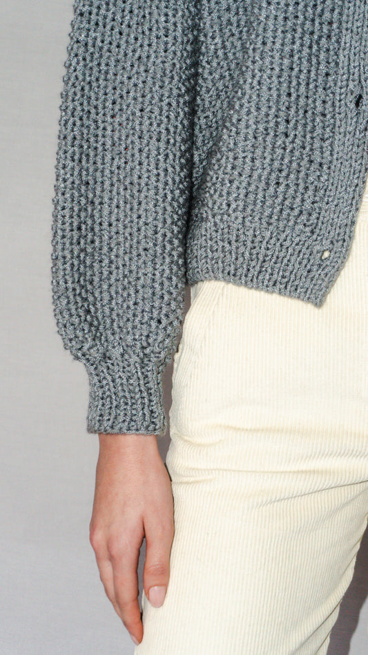 MOMA CORTO ABIERTO GRIS