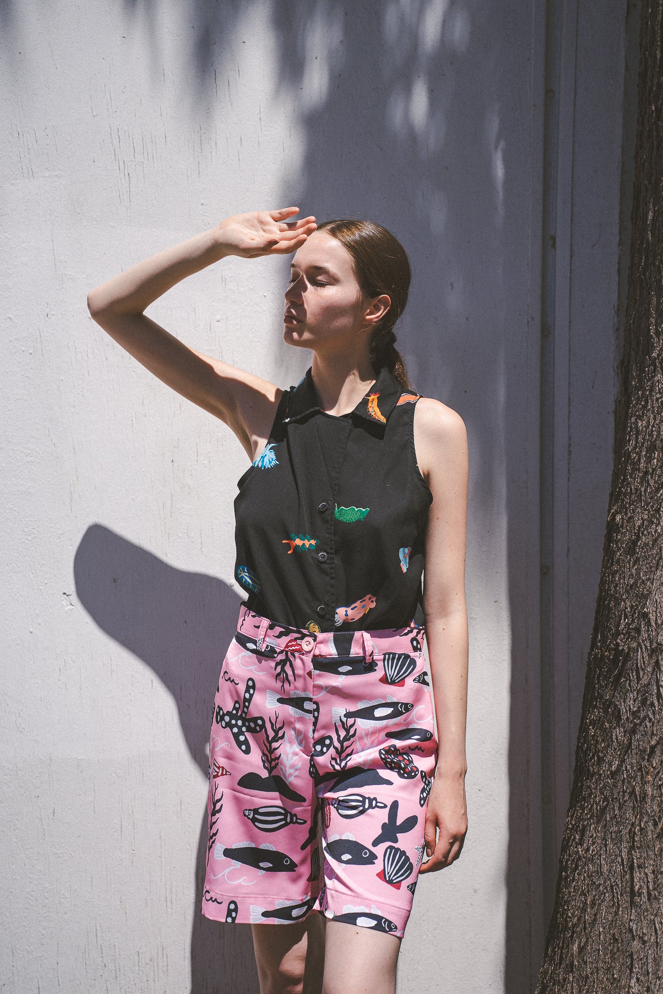 SHORT PECES ROSA