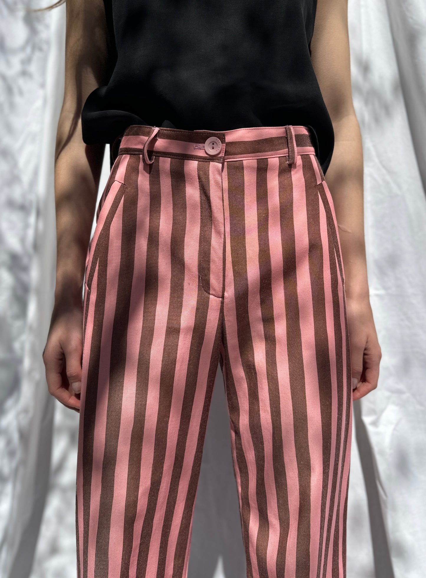 PANTALON TUBO RAYAS