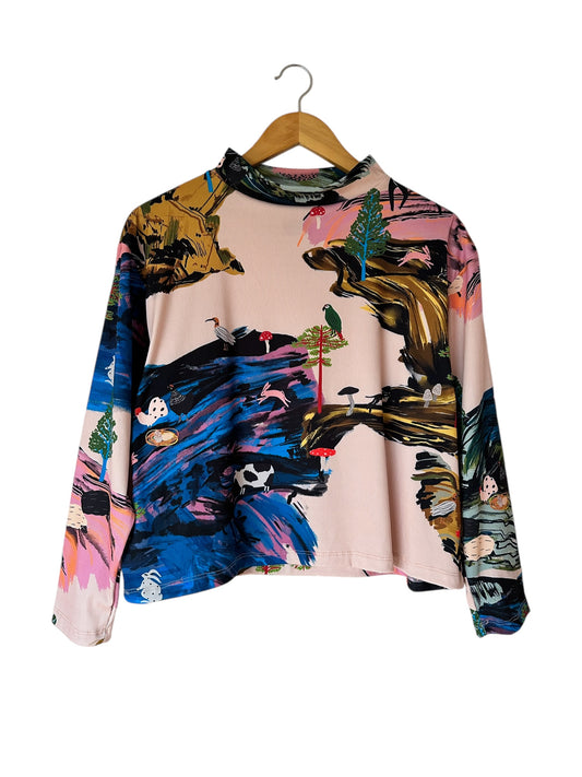 POLERA TORTUGA PAISAJE DIA