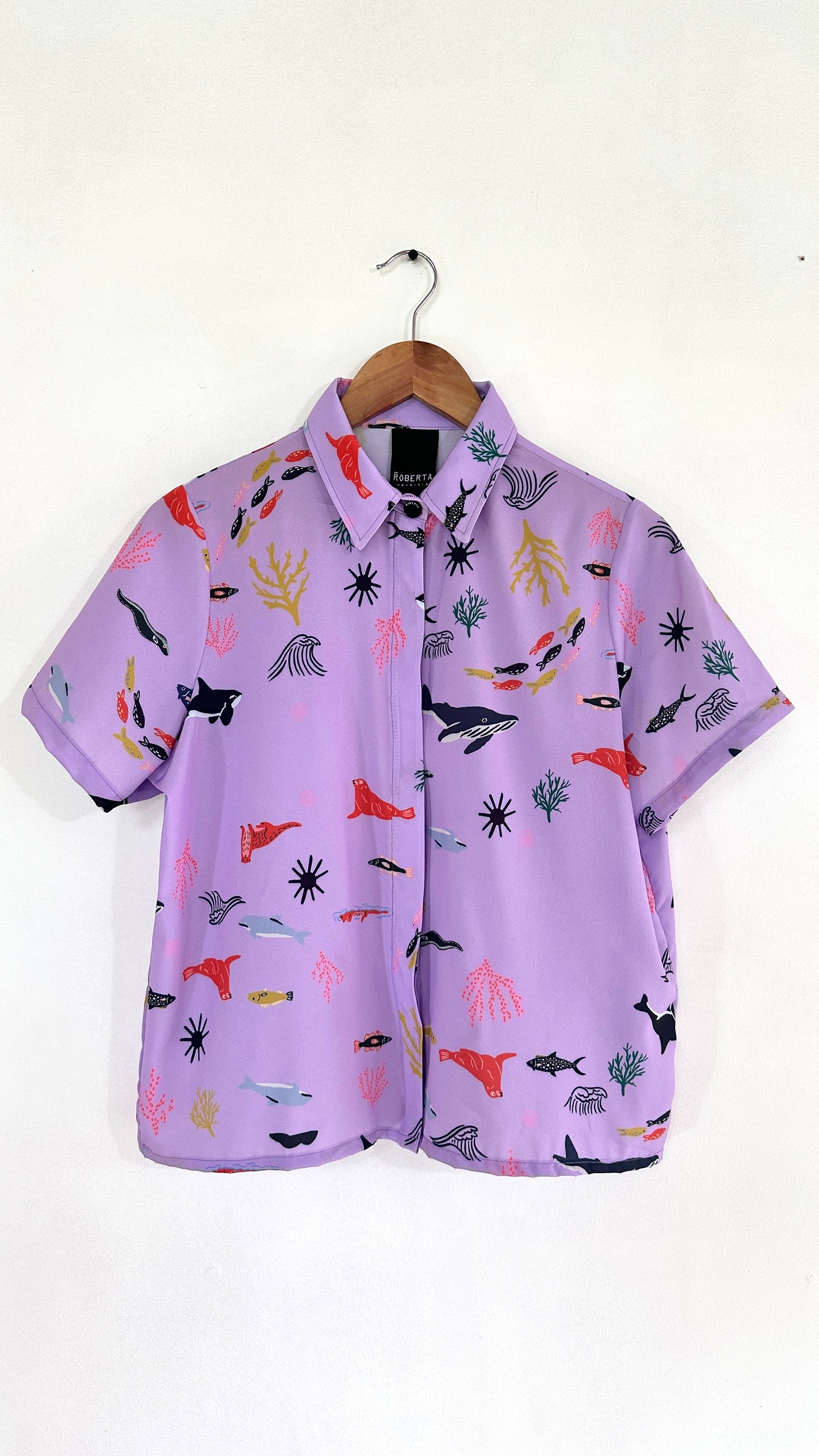 CAMISA BOTONERA MARINO LILA