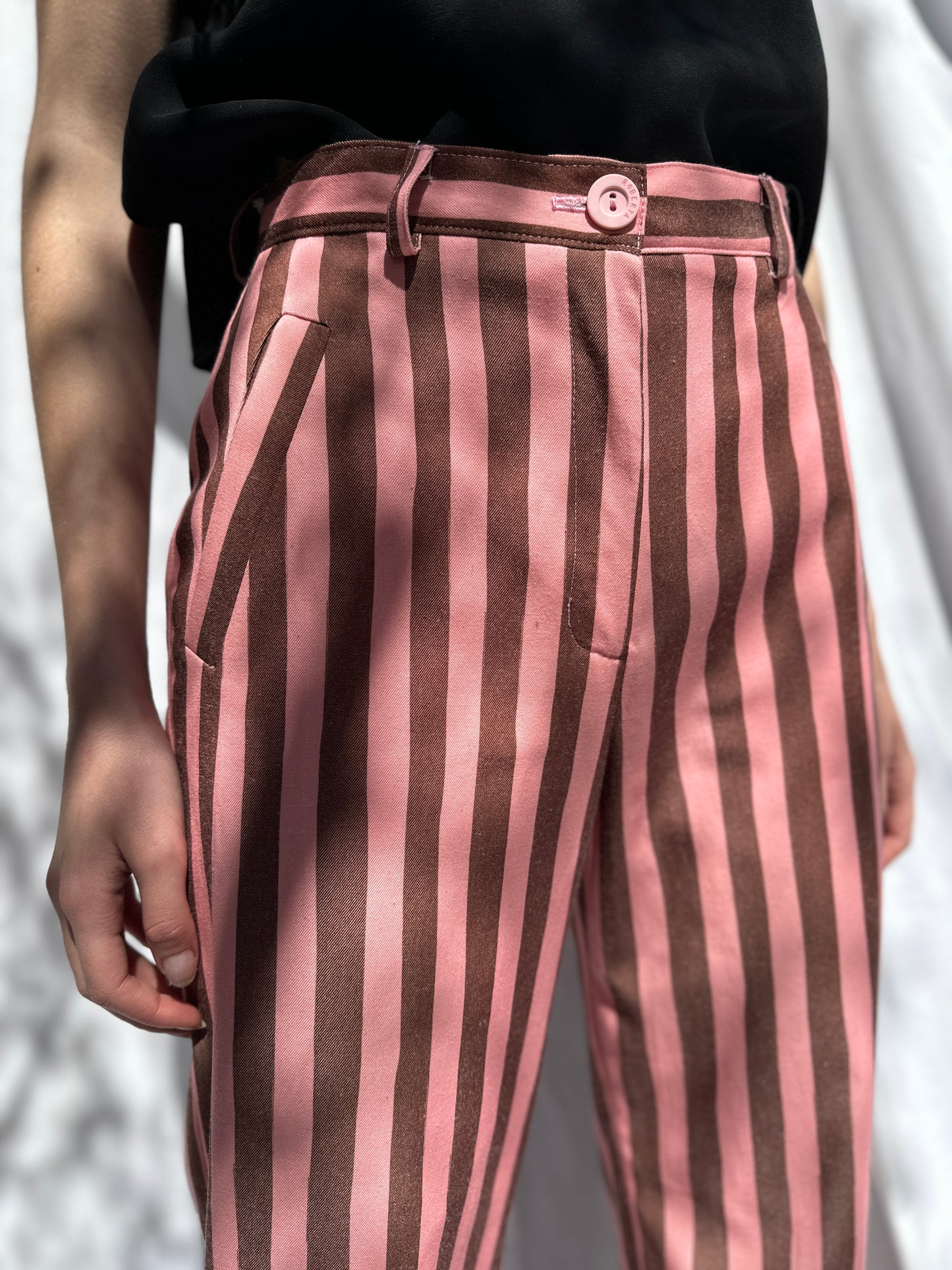PANTALON TUBO RAYAS
