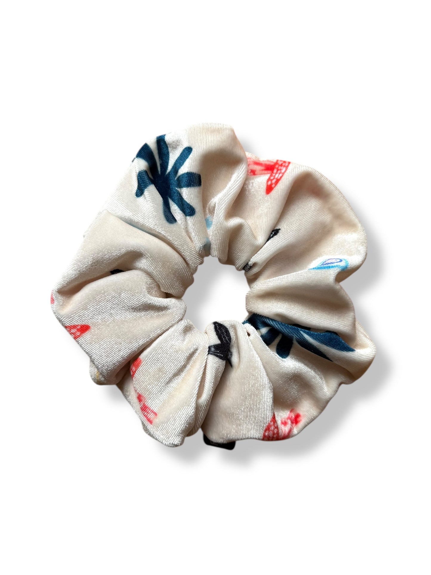 SCRUNCHIE CABALLOS CREMA