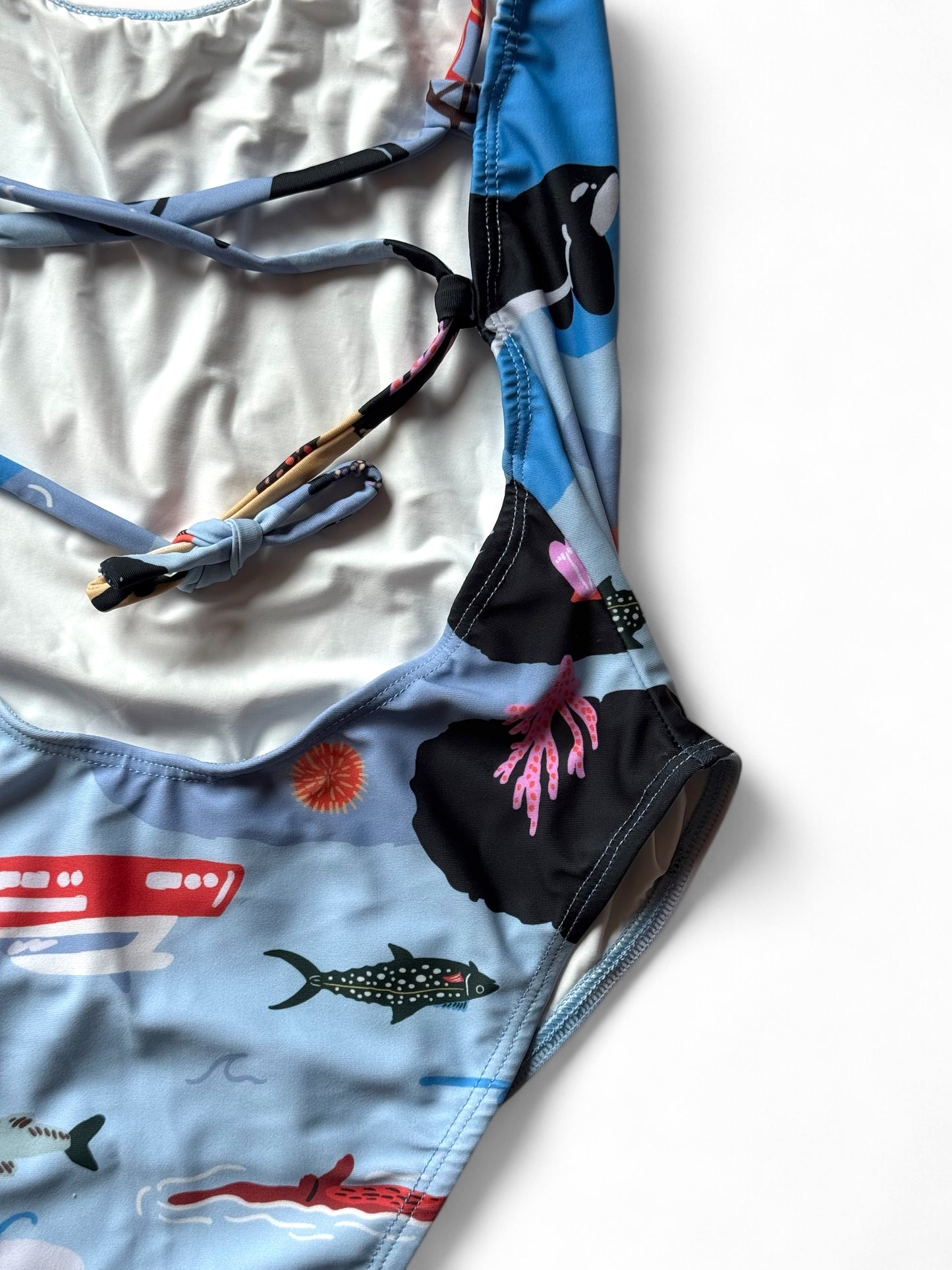 TRAJE DE BAÑO TIRAS MAR