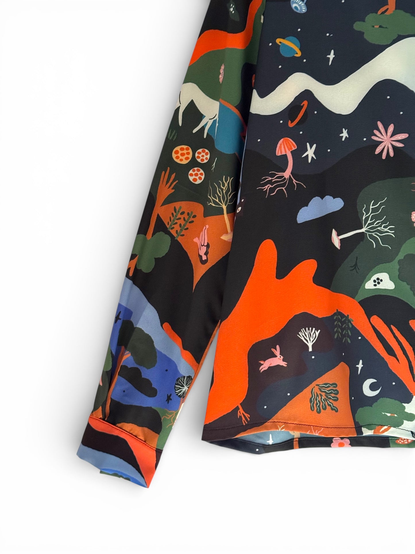 CAMISA BOTONERA CORTA BOSQUE MÁGICO