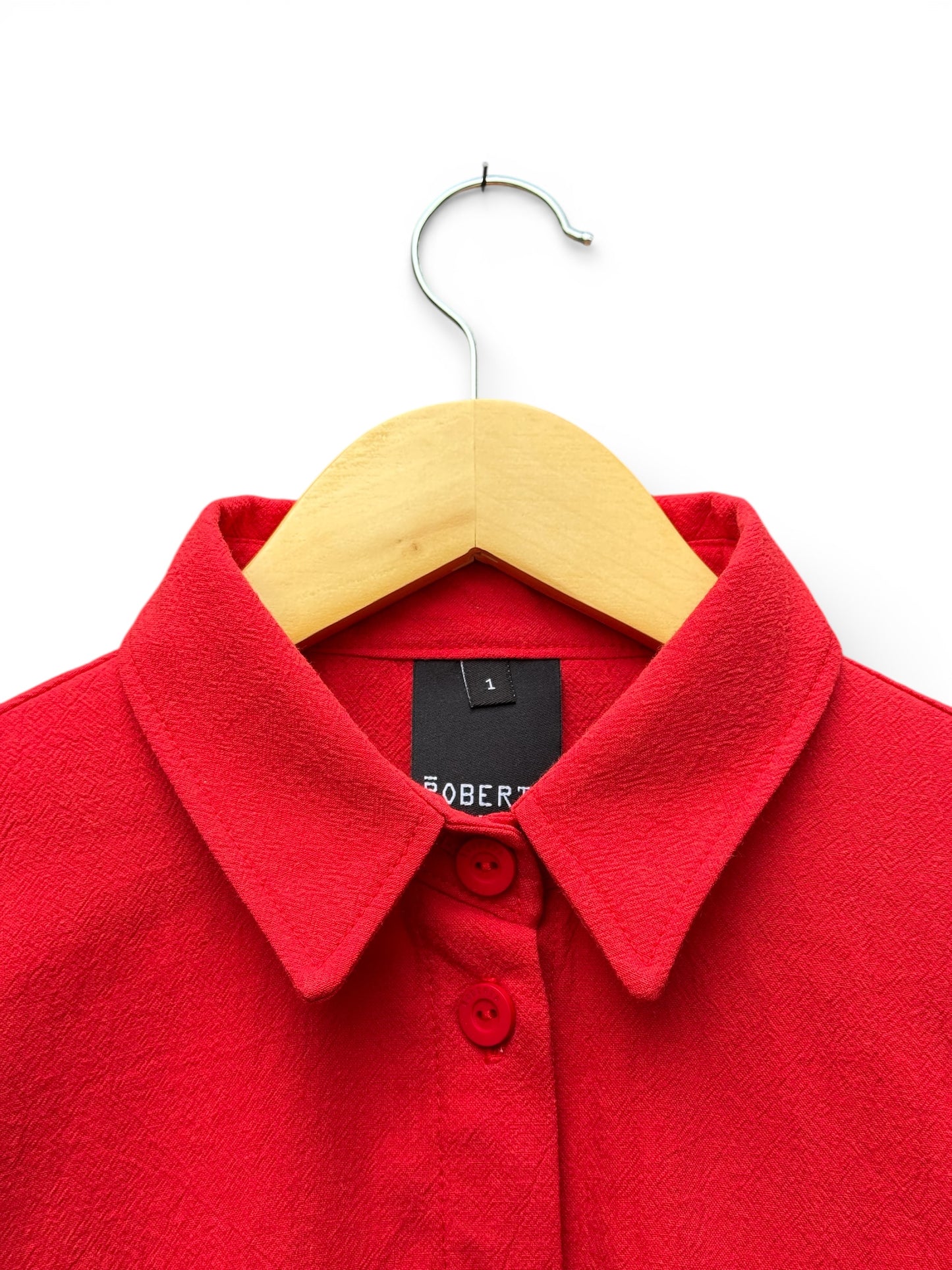 CAMISA DORA ALGODÓN ROJO