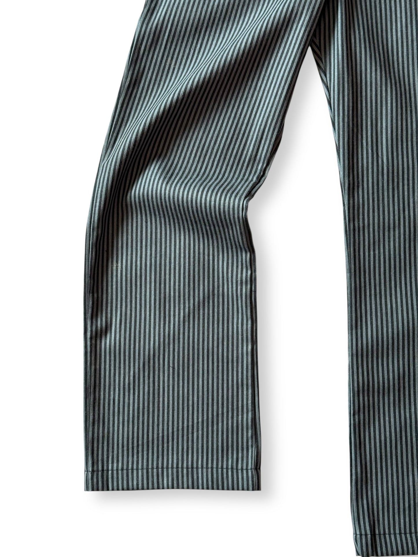 PANTALON RECTO RAYAS VERDE