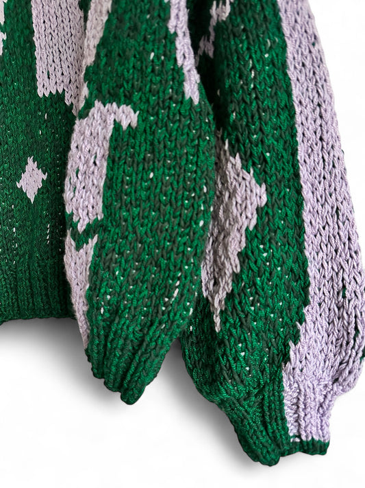 SWEATER CARPET LILA VERDE