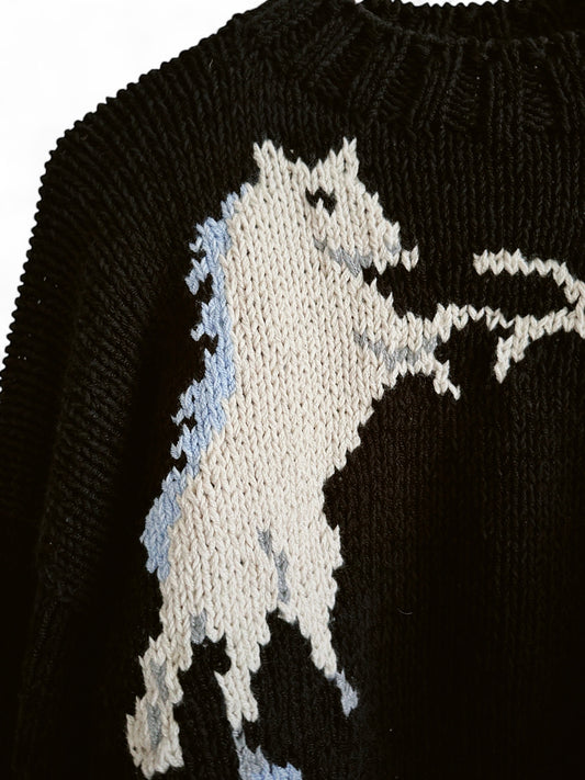 SWEATER SALVAJE NEGRO