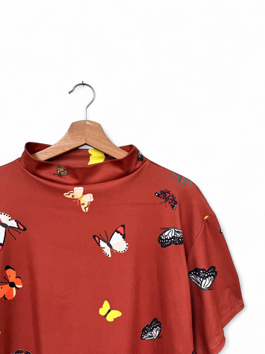 POLERA TORTUGA MARIPOSAS MANJAR