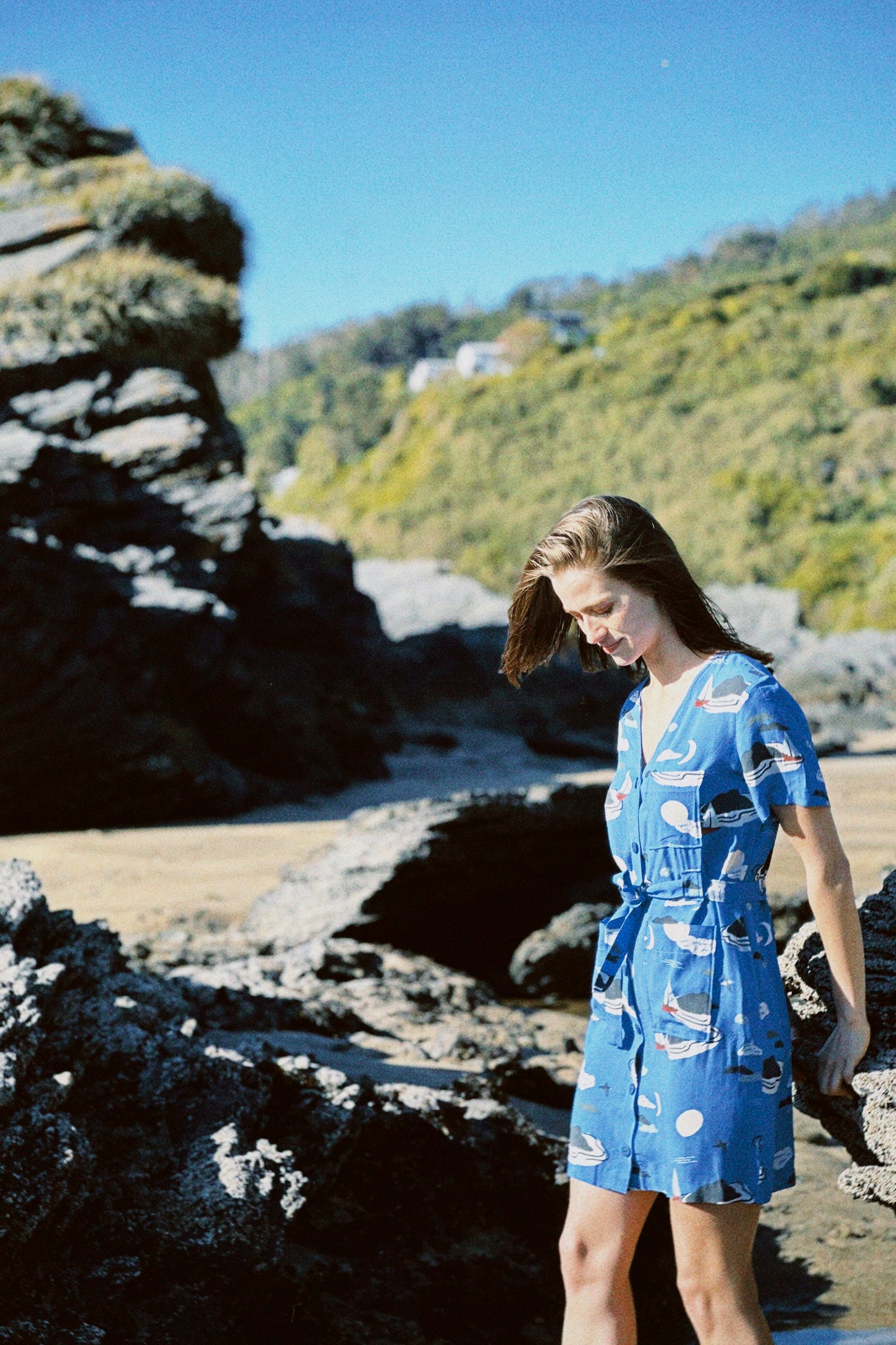 VESTIDO XIOMARA MANCERA AZUL