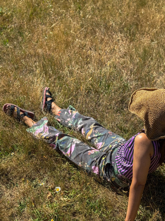 PANTALON TUBO CAMPO NOCHE