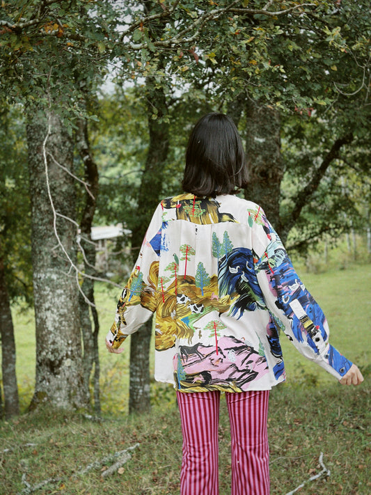 CAMISA GLOBO PAISAJE DIA