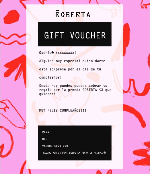 Giftcard Roberta