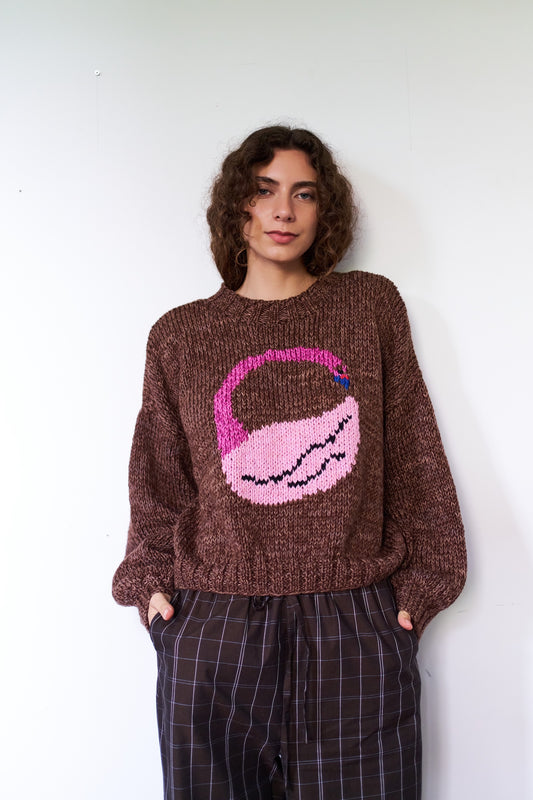 SWEATER CISNE ROSA