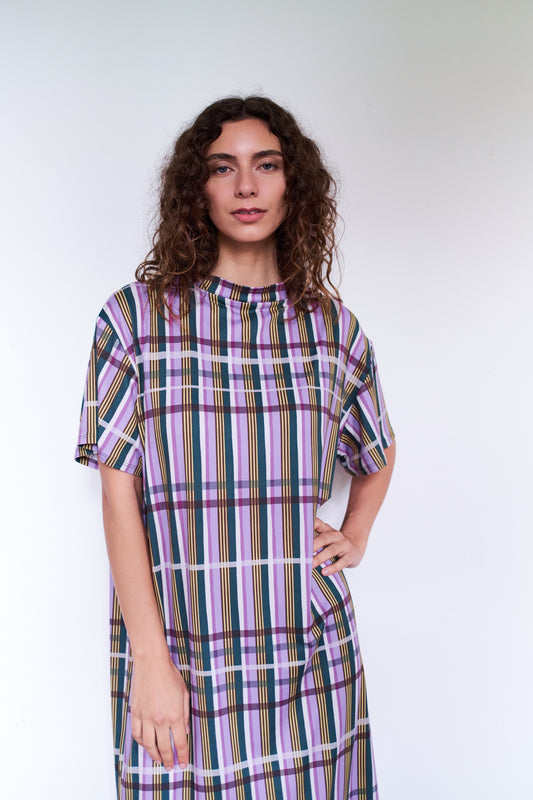 VESTIDO TORTUGA LARGO ESCOCES HUMEDAL