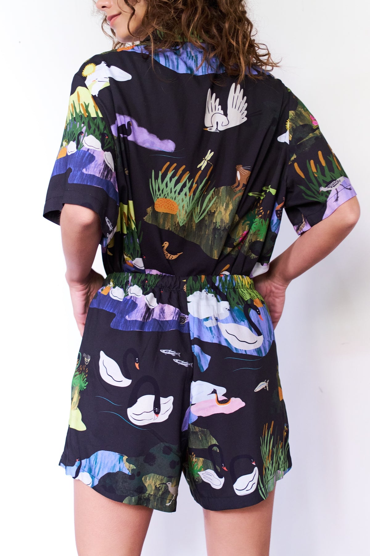 SHORT AMARRAS HUMEDAL NOCHE