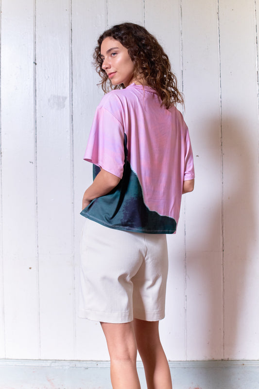 POLERA TORTUGA CUADRO CISNES
