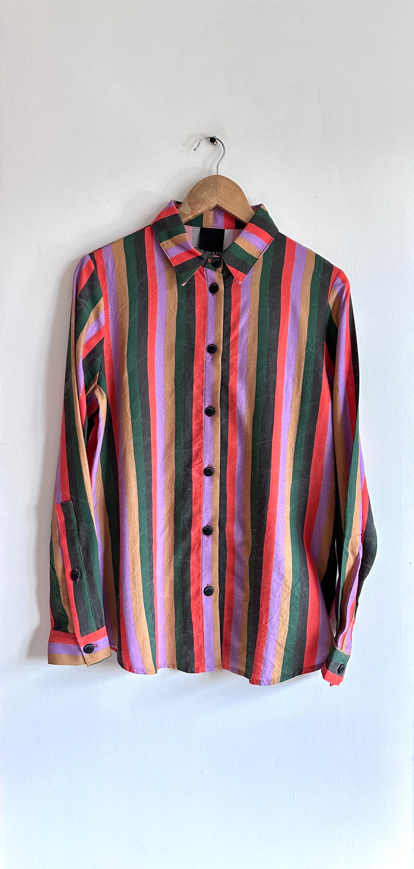 CAMISA METRIX RAYAS ROSA NARANJO