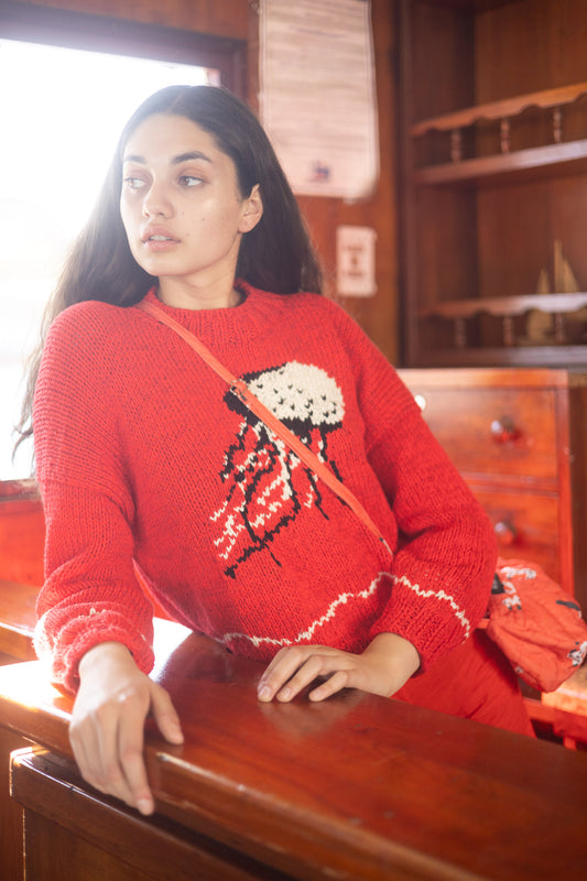 SWEATER MEDUSA ROJO