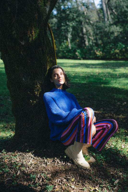 MOMA LARGO CERRADO AZUL REY