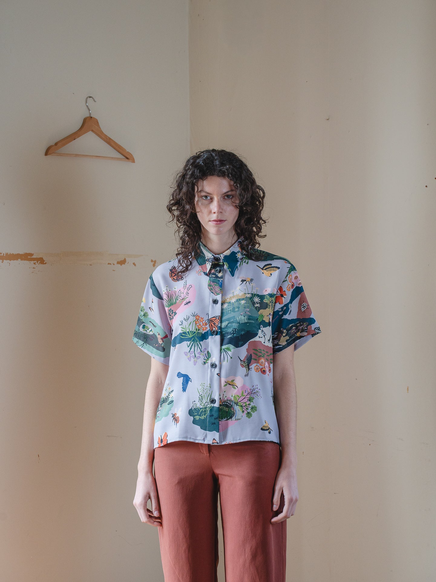 CAMISA BOTONERA CORTA CAMPO TARDE