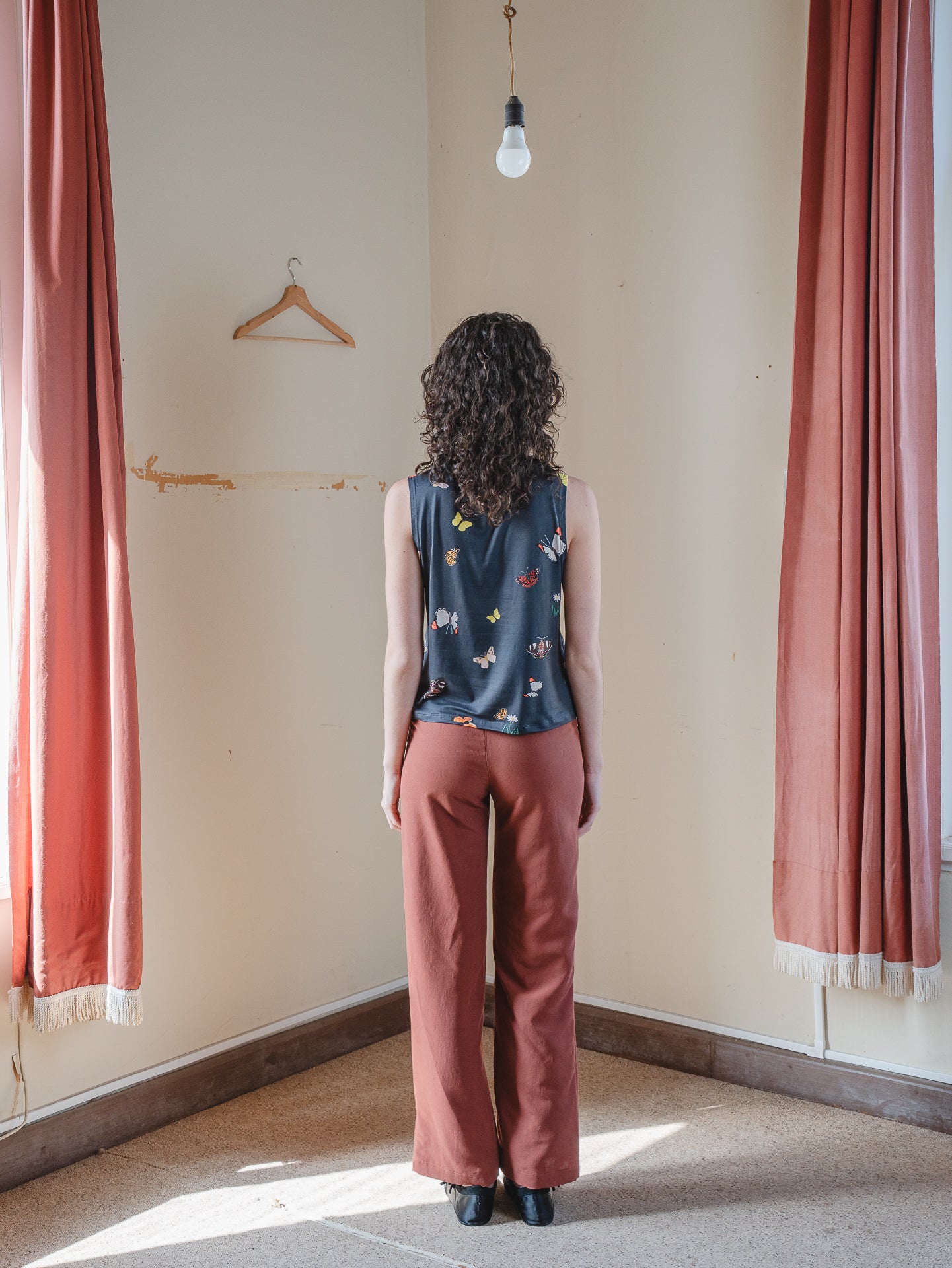 TOP MIRLO MARIPOSAS NEGRO