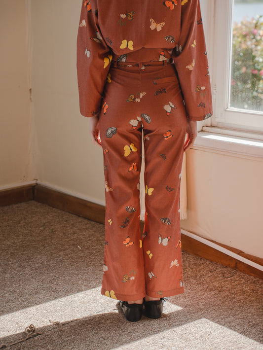 PANTALON TUBO MARIPOSAS MANJAR