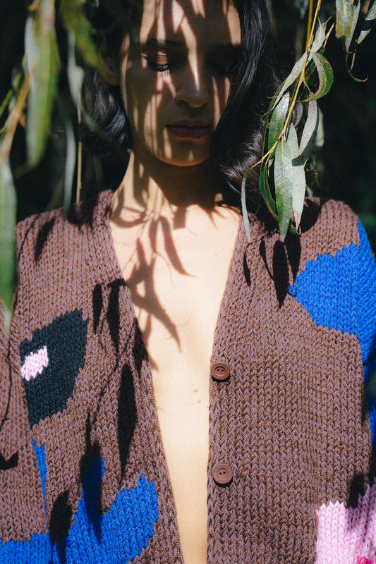 CHALECO PAISAJE CAFEAZUL