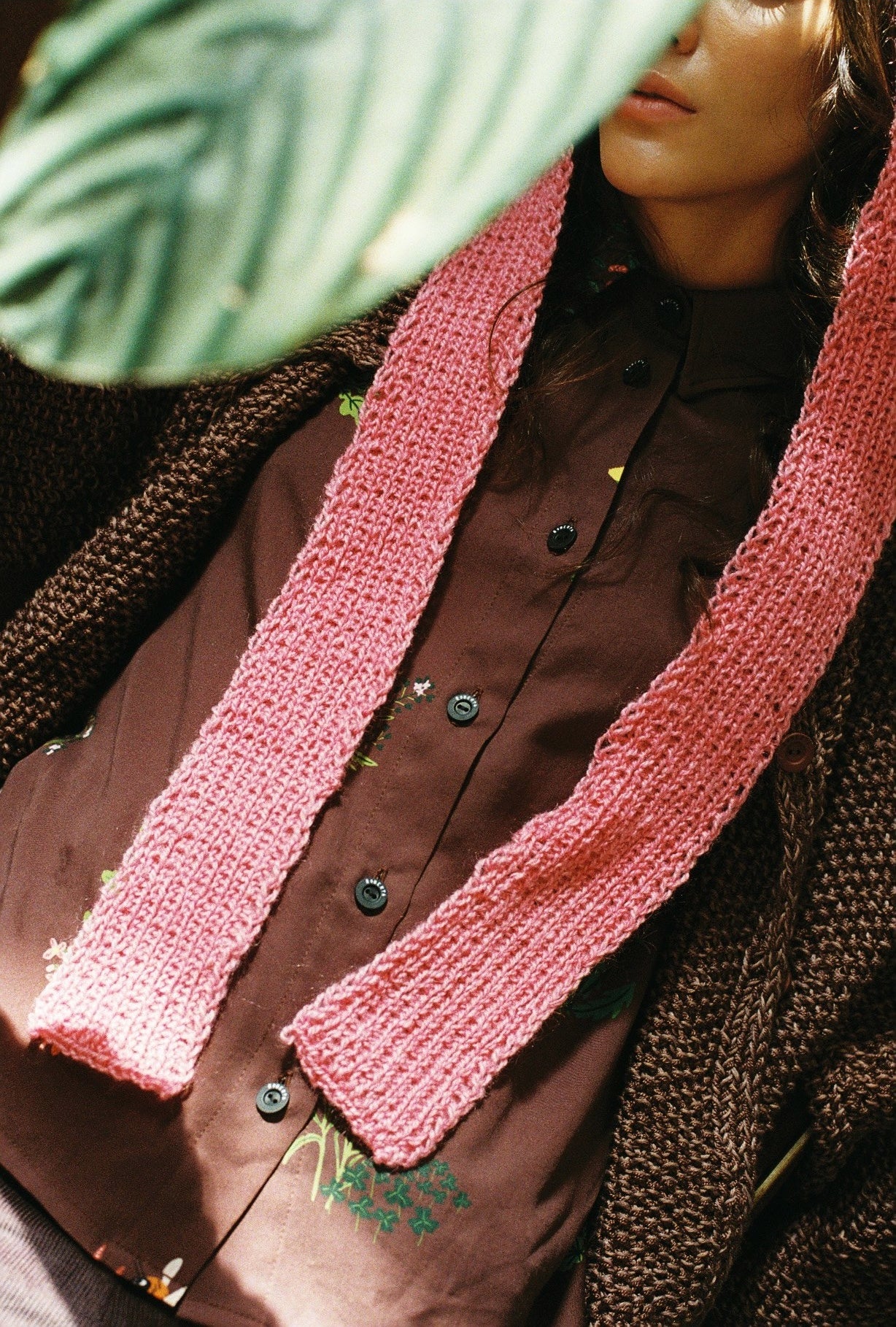 GORRO BUFANDA ROSA MOHAIR