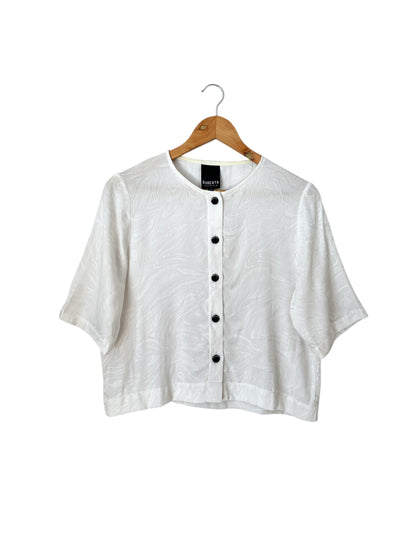 TOP LOLA BLANCO JACQUARD